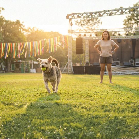 ฝึกสุนัขช่วงเทศกาล