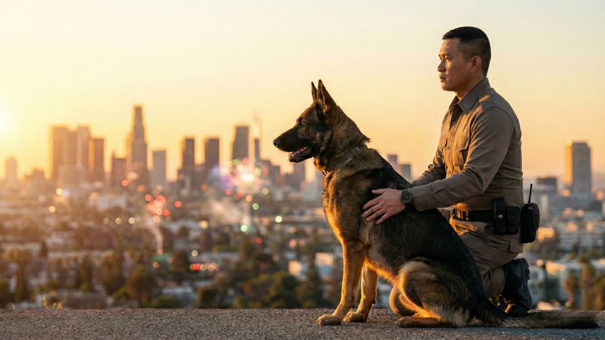 สวัสดีปีใหม่ ฝึกสุนัข